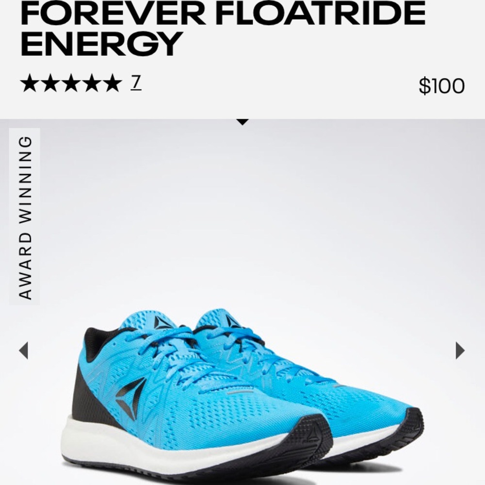 Brand New Mens Reebok Forever Floatride Energy